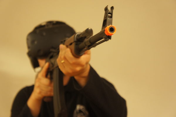 Immersive Virtual Reality Shooting Training Simulator